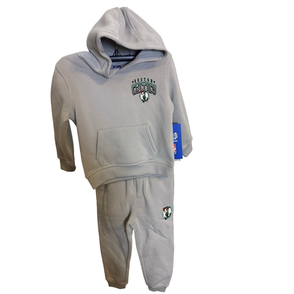 NEW Boston Celtics Boys Tracksuit 3T NBA Hoodie Jogger Set with orig tags sports